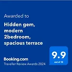 Hidden Gem, Modern 2bedroom, Amazing Terrace-free Parking-your Away From Tirana